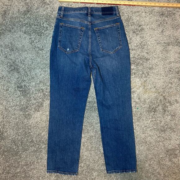 Abercrombie Size 28/6 The Ankle Straight Ultra HIgh Rise Curve Love - Picture 3 of 4